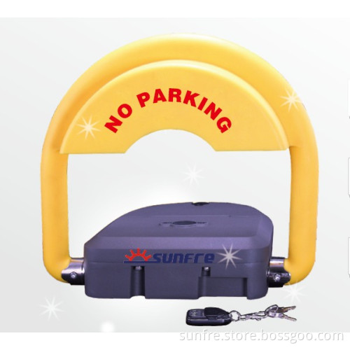 Waterproof parking barrier, parking barrier, parking spot lock
